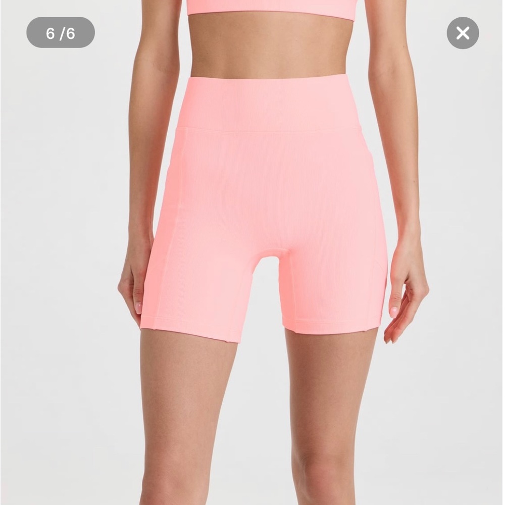 ALL ACCESS NYC Hot Pink Bike Shorts size large